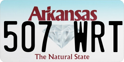 AR license plate 507WRT