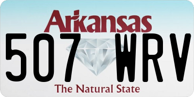 AR license plate 507WRV