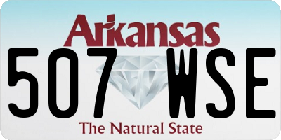 AR license plate 507WSE