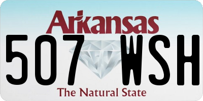 AR license plate 507WSH
