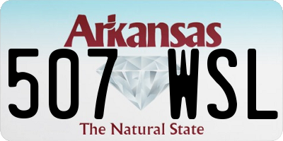 AR license plate 507WSL