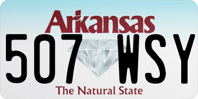 AR license plate 507WSY