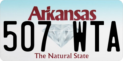 AR license plate 507WTA