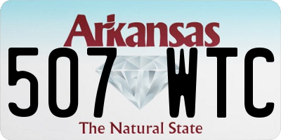 AR license plate 507WTC