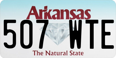 AR license plate 507WTE