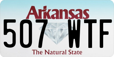 AR license plate 507WTF