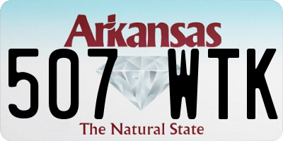 AR license plate 507WTK