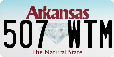 AR license plate 507WTM