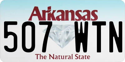AR license plate 507WTN