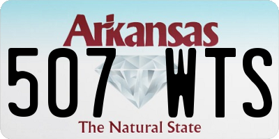 AR license plate 507WTS