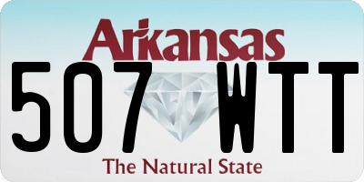 AR license plate 507WTT