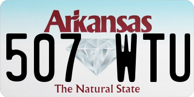 AR license plate 507WTU