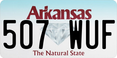 AR license plate 507WUF