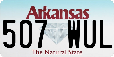 AR license plate 507WUL