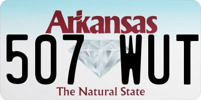 AR license plate 507WUT