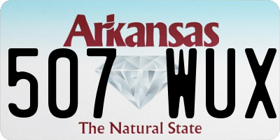 AR license plate 507WUX