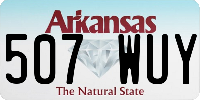 AR license plate 507WUY