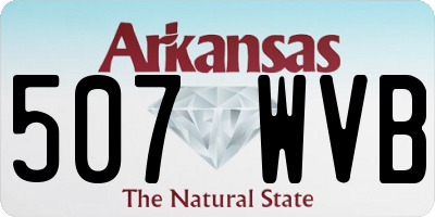 AR license plate 507WVB