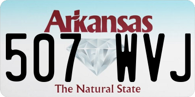 AR license plate 507WVJ