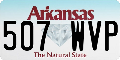 AR license plate 507WVP