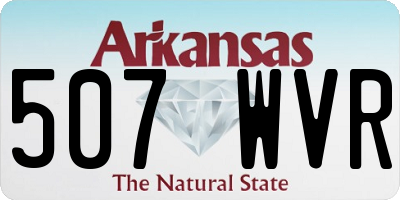 AR license plate 507WVR