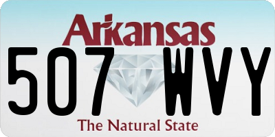 AR license plate 507WVY