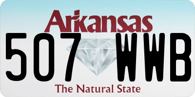 AR license plate 507WWB