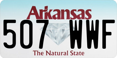 AR license plate 507WWF