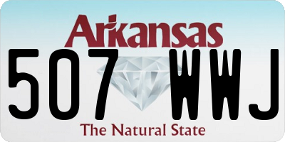 AR license plate 507WWJ