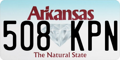 AR license plate 508KPN