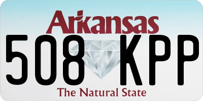 AR license plate 508KPP