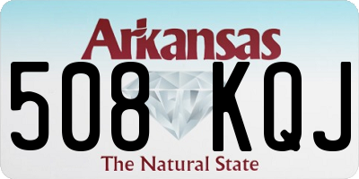 AR license plate 508KQJ