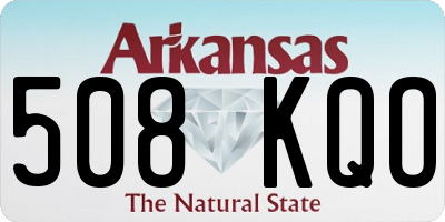 AR license plate 508KQO