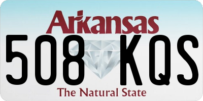 AR license plate 508KQS