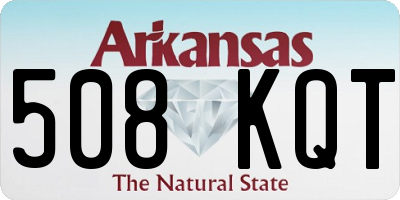 AR license plate 508KQT