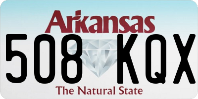 AR license plate 508KQX