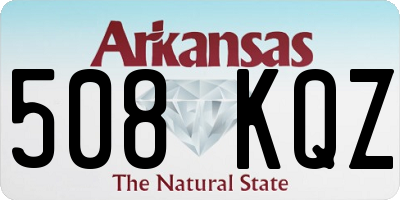 AR license plate 508KQZ