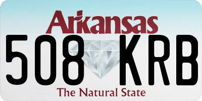 AR license plate 508KRB
