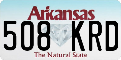 AR license plate 508KRD