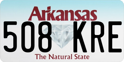 AR license plate 508KRE