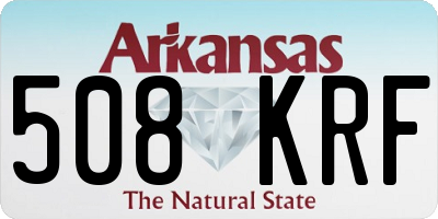 AR license plate 508KRF