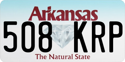 AR license plate 508KRP