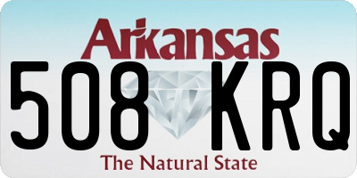 AR license plate 508KRQ