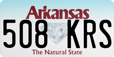 AR license plate 508KRS