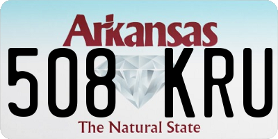 AR license plate 508KRU
