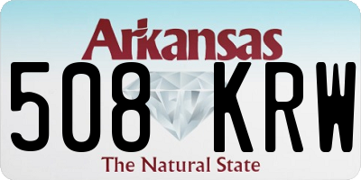 AR license plate 508KRW