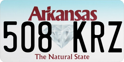 AR license plate 508KRZ
