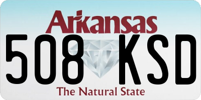 AR license plate 508KSD
