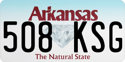 AR license plate 508KSG