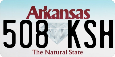 AR license plate 508KSH